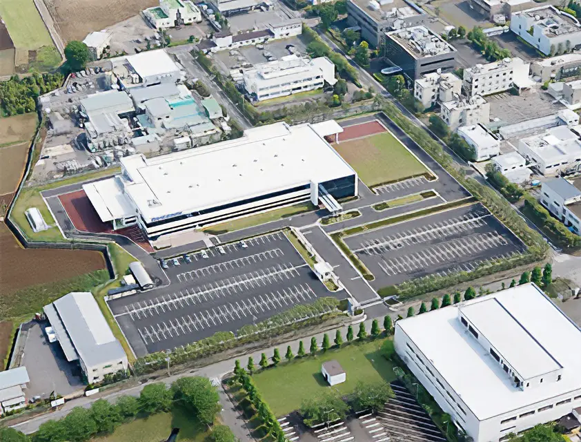 Tsukuba Plant at the time of establishment as seen from the sky