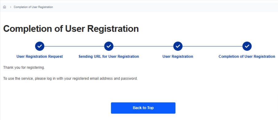 4. Complete Registration