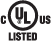 Listing Mark (UL/CSA Standards-certified products by UL)