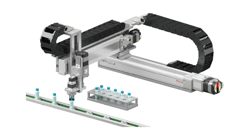 X-Y Cartesian Robot_Bottle Transportation