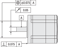 Disconnect the motor and driver when measuring insulation resistance, or conducting a dielectric strength test. Also, do not conduct these tests on the ABZO sensor part of the motor.